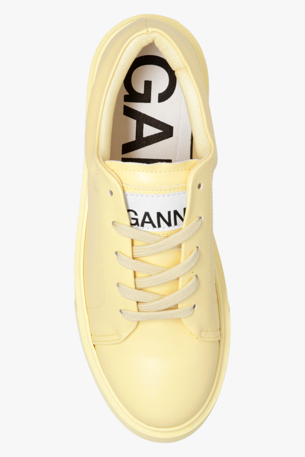 Ganni yellow sale sneakers